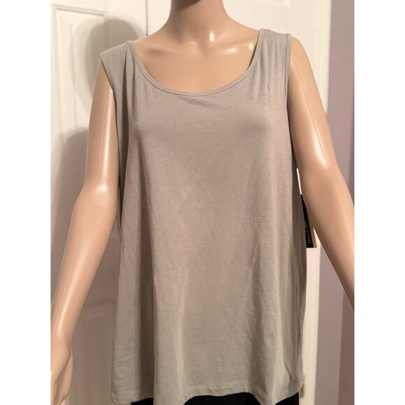 NWT Women's Multiples Lake House Sterling Cardigan & Tank Set, Size 1X - Picture 7 of 11